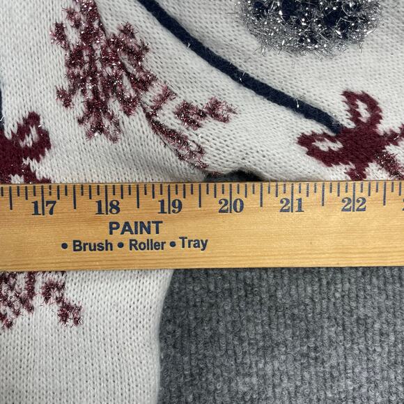 You Look Ugly Today Christmas Sweater Women's Medium Red/White Knit Party - Picture 5 of 9